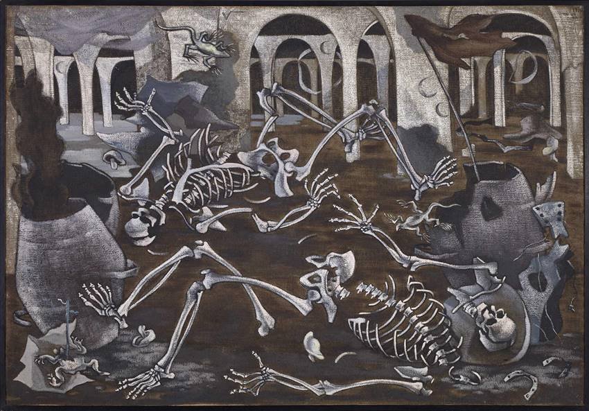 Antro de fósiles, Maruja Mallo (1930).