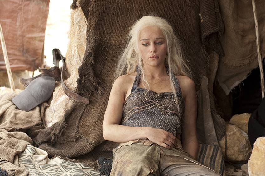 Emilia Clarke fue Daenerys en Juego de tronos.