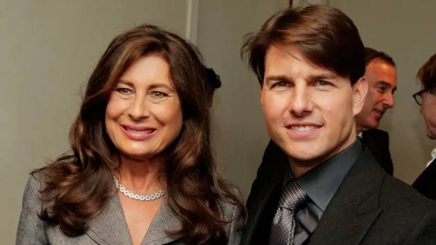 Paula Wagner y Tom Cruise.