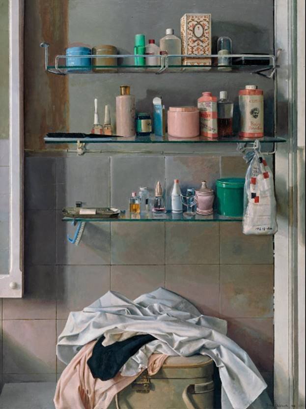 Cuarto de baño (1968). Isabel Quintanilla.