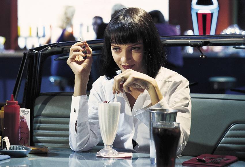 Uma Thurman es la inolvidable Mia Wallace en Pulp Fiction.