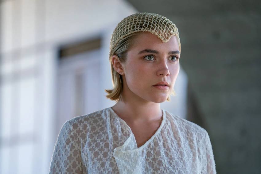 Florence Pugh es Irulan Corrino en Dune.