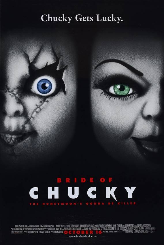 Cartel de La novia de Chucky.