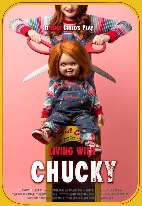 Cartel de Living with Chucky.